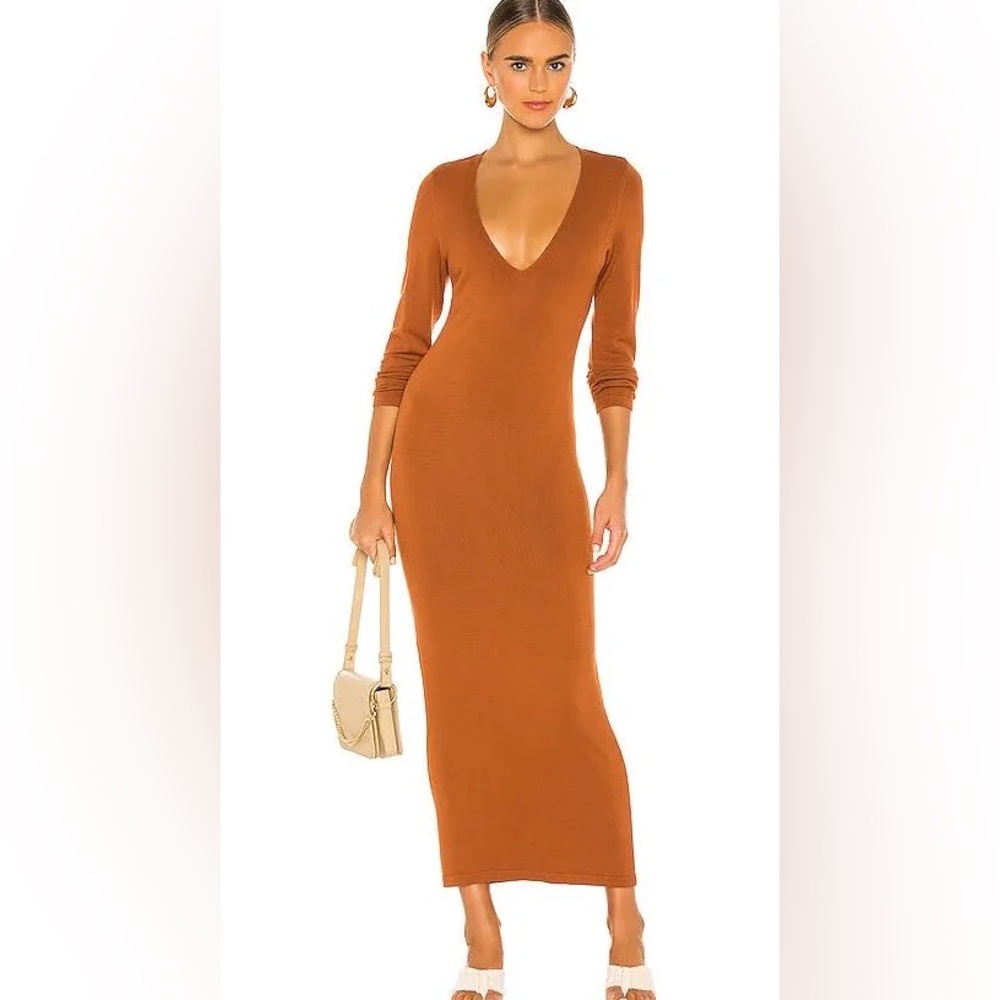 L'Academie Deena Knit Maxi Dress size XS